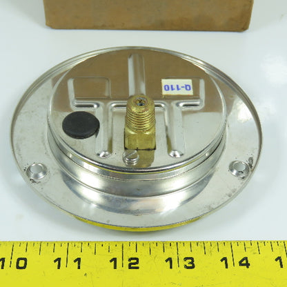 Ashcroft 3-1/4" Stainless Steel 0-60PSIG Air Pressure Gauge