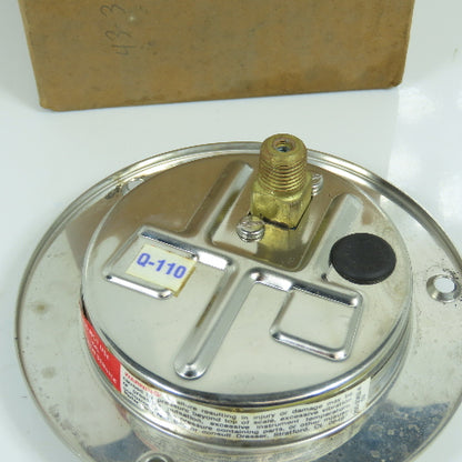 Ashcroft 3-1/4" Stainless Steel 0-60PSIG Air Pressure Gauge