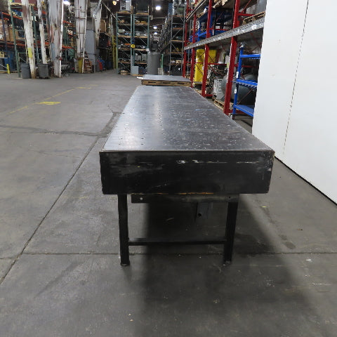 30" x 120" x 34"H 5HP Air Float Ball Transfer Conveyor 3PH 208-230/460V