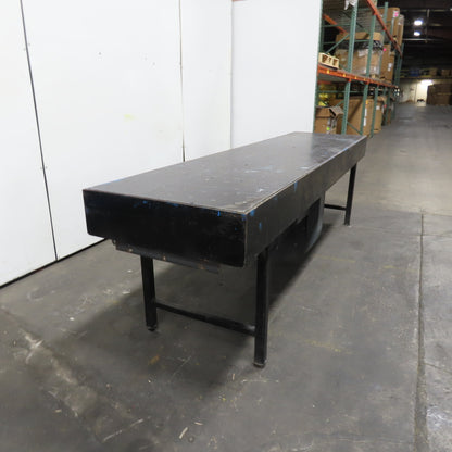 30" x 120" x 34"H 5HP Air Float Ball Transfer Conveyor 3PH 208-230/460V