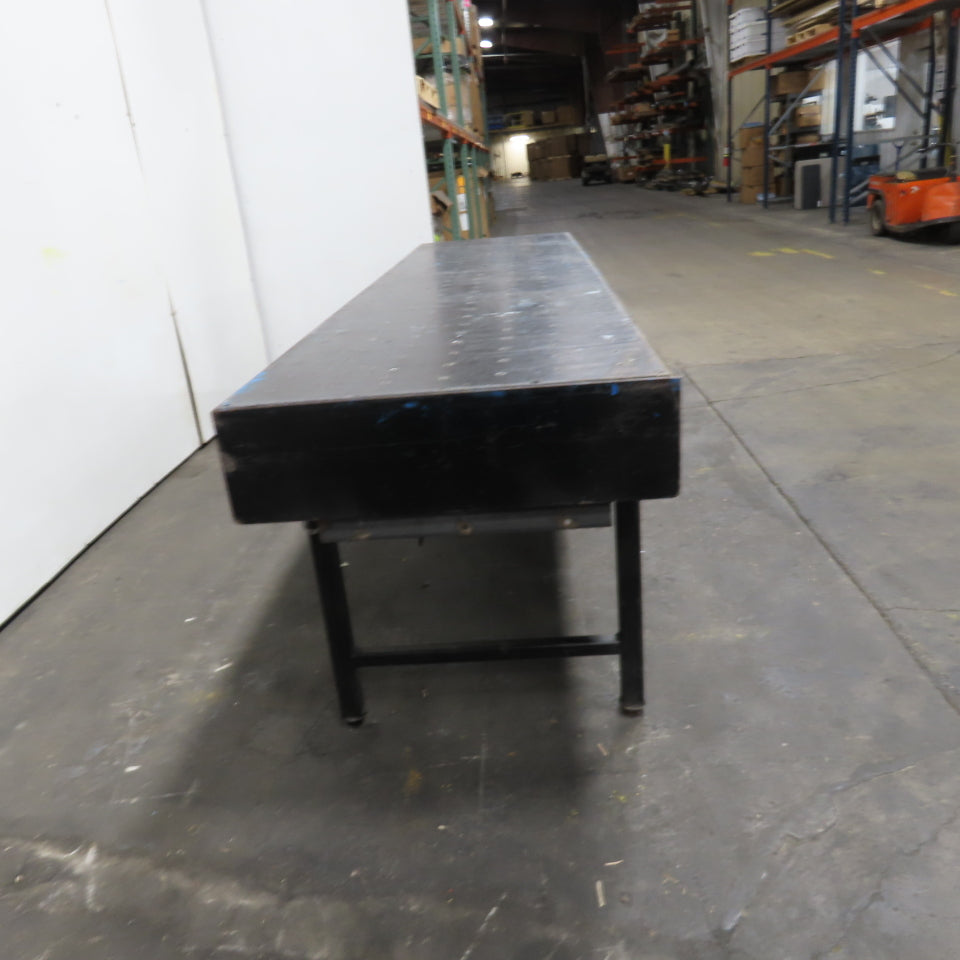 30" x 120" x 34"H 5HP Air Float Ball Transfer Conveyor 3PH 208-230/460V