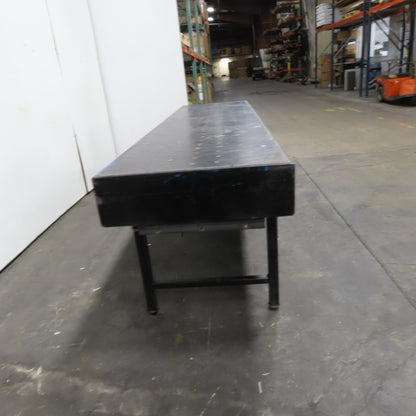 30" x 120" x 34"H 5HP Air Float Ball Transfer Conveyor 3PH 208-230/460V