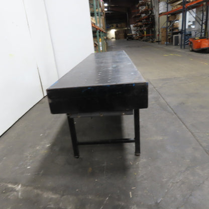 30" x 120" x 34"H 5HP Air Float Ball Transfer Conveyor 3PH 208-230/460V