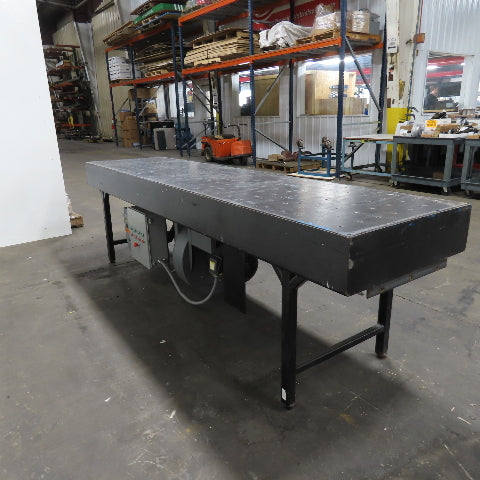 30" x 120" x 34"H 5HP Air Float Ball Transfer Conveyor 3PH 208-230/460V