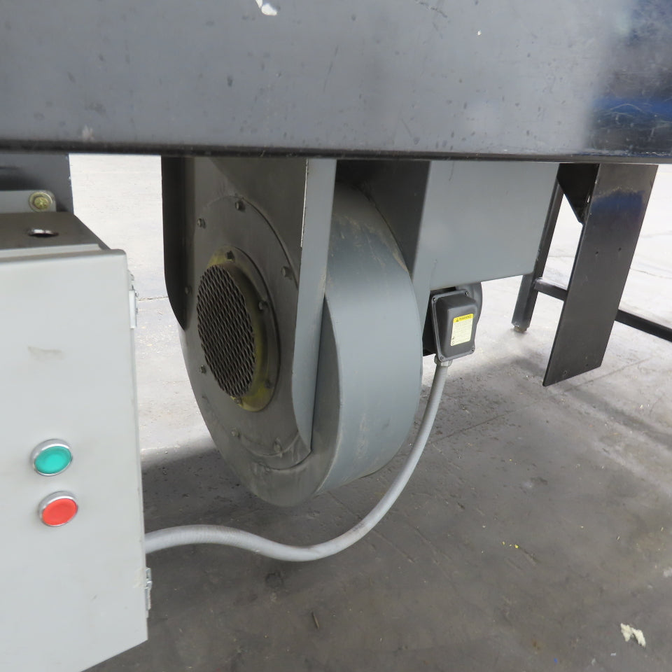 30" x 120" x 34"H 5HP Air Float Ball Transfer Conveyor 3PH 208-230/460V