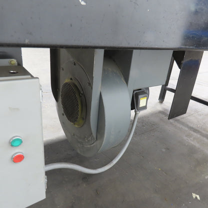 30" x 120" x 34"H 5HP Air Float Ball Transfer Conveyor 3PH 208-230/460V