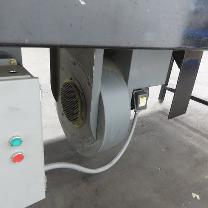 30" x 120" x 34"H 5HP Air Float Ball Transfer Conveyor 3PH 208-230/460V