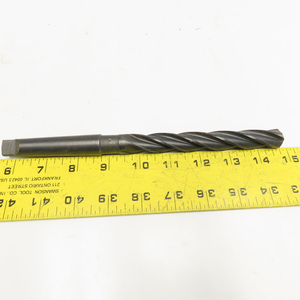 Precision Twist Drill 21/32" Diam. 4 Flute Twist Core Drill MT2 Shank 9" OAL