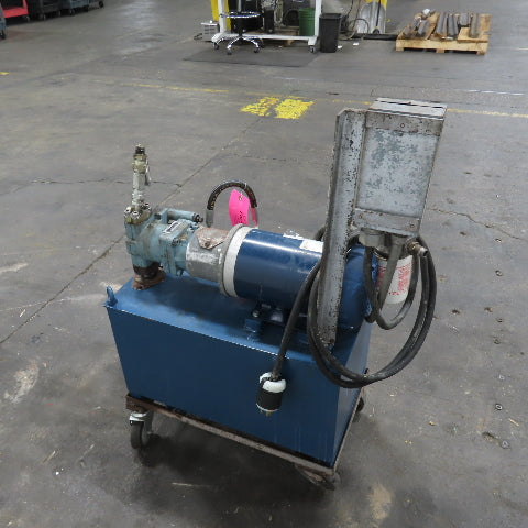 16 Gallon Hydraulic Power Unit 1-1/2HP 3Ph 230/460V Nachi PVS-1B-16N2-E13 Pump