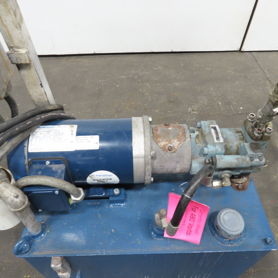 16 Gallon Hydraulic Power Unit 1-1/2HP 3Ph 230/460V Nachi PVS-1B-16N2-E13 Pump