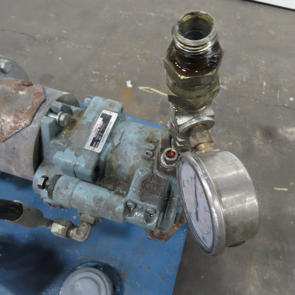 16 Gallon Hydraulic Power Unit 1-1/2HP 3Ph 230/460V Nachi PVS-1B-16N2-E13 Pump