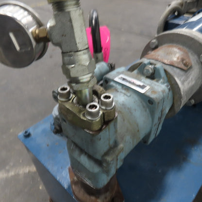 16 Gallon Hydraulic Power Unit 1-1/2HP 3Ph 230/460V Nachi PVS-1B-16N2-E13 Pump