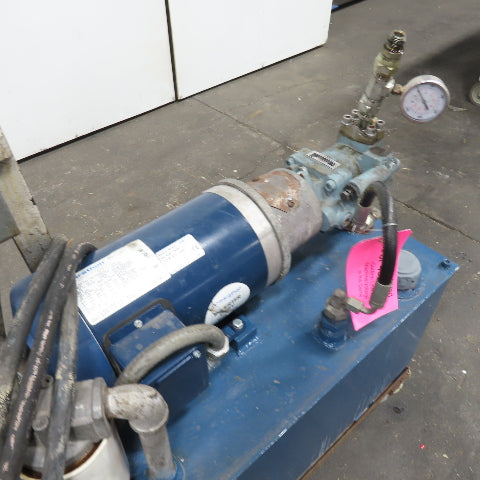 16 Gallon Hydraulic Power Unit 1-1/2HP 3Ph 230/460V Nachi PVS-1B-16N2-E13 Pump