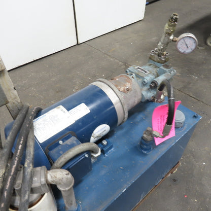 16 Gallon Hydraulic Power Unit 1-1/2HP 3Ph 230/460V Nachi PVS-1B-16N2-E13 Pump