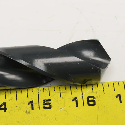 Precision Twist Drill 1-1/64" Diam. 2 Flute Drill Bit MT3 Shank 135° 11-1/2" OAL