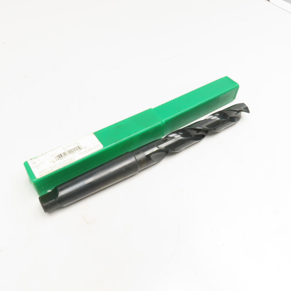Precision Twist Drill 1-11/64" Dia. 2 Flute Drill Bit MT4 Shank 118° 11-1/2" OAL