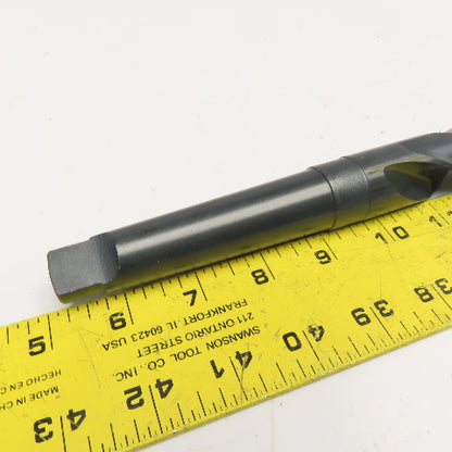 Precision Twist Drill 1-3/64" Dia. 2 Flute Drill Bit MT3 Shank 118° 11-1/2" OAL