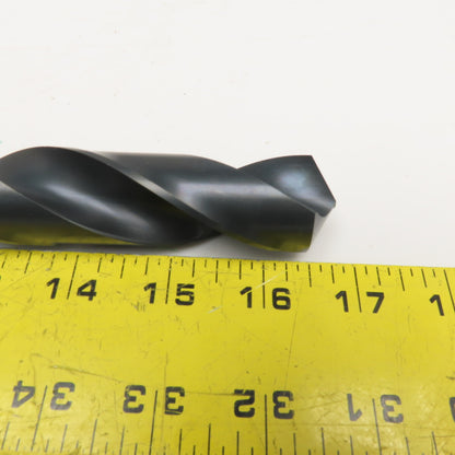 Precision Twist Drill 1-3/64" Dia. 2 Flute Drill Bit MT3 Shank 118° 11-1/2" OAL