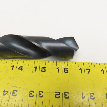 Precision Twist Drill 1-3/64" Dia. 2 Flute Drill Bit MT3 Shank 118° 11-1/2" OAL