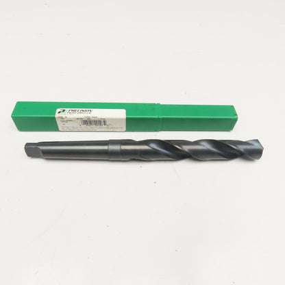 Precision Twist Drill 1-3/64" Dia. 2 Flute Drill Bit MT3 Shank 118° 11-1/2" OAL