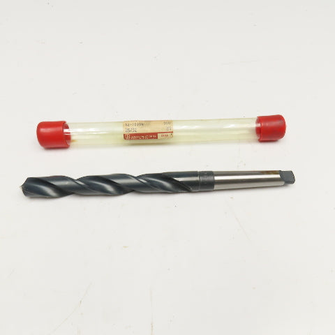 Union Twist Drill 25/32" Diam. 2 Flute Drill MT2 Shank 10" OAL