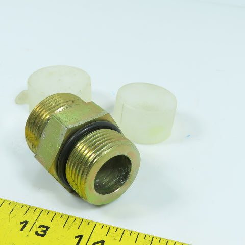 1-5/16"-12 Male ORB x 1-7/16"-12 Male ORFS In-line Hydraulic Coupling
