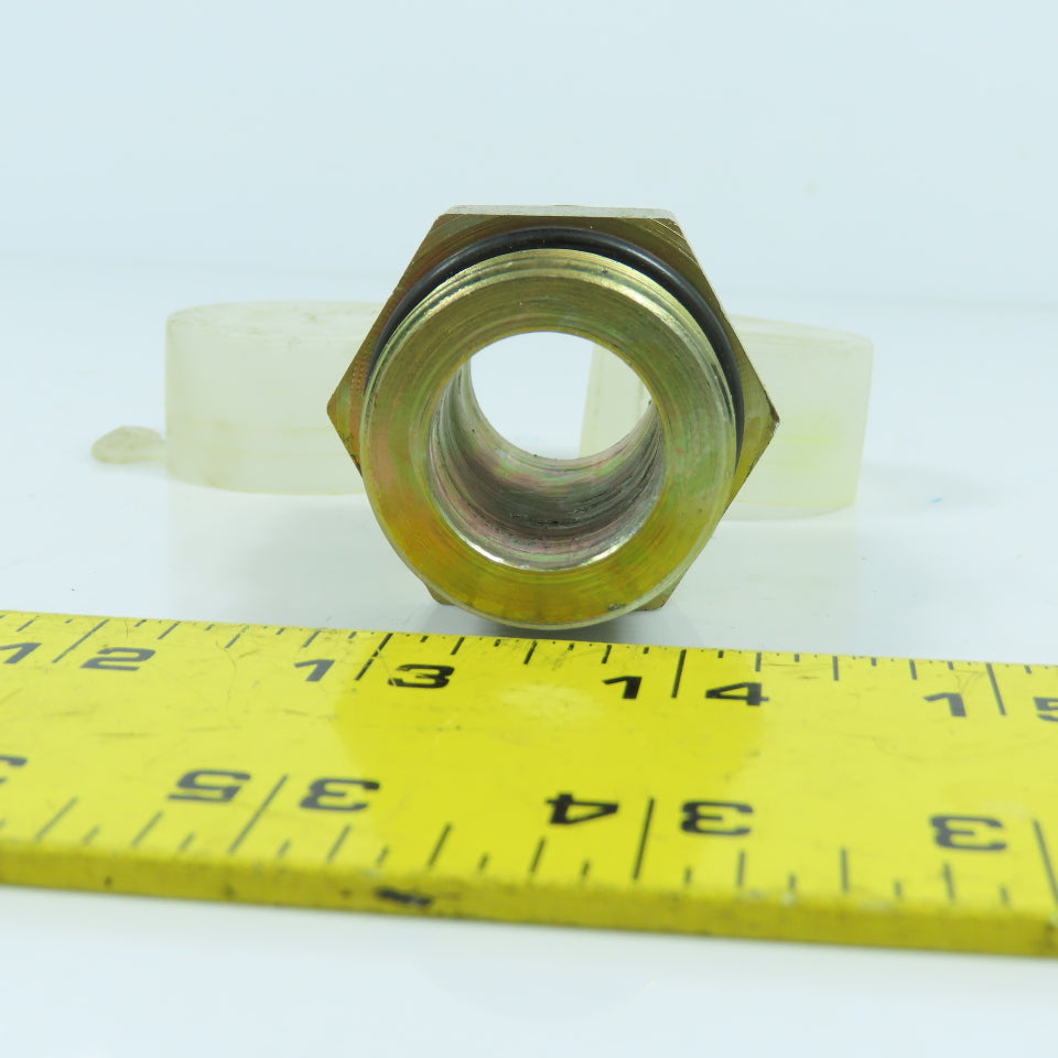 1-5/16"-12 Male ORB x 1-7/16"-12 Male ORFS In-line Hydraulic Coupling
