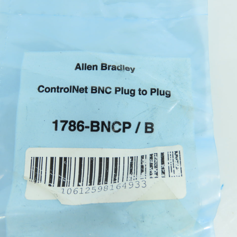 Allen Bradley COntrolNet BNC Plug To Plug Connector NEW SEALED