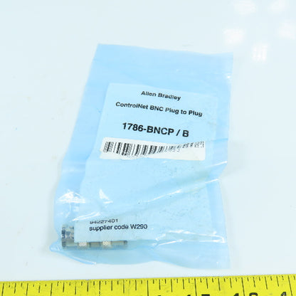 Allen Bradley COntrolNet BNC Plug To Plug Connector NEW SEALED