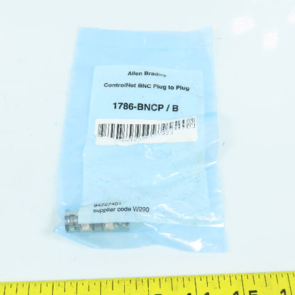 Allen Bradley COntrolNet BNC Plug To Plug Connector NEW SEALED