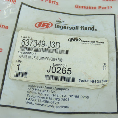 Ingersoll Rand 67349-J3D 67301-X Repair Kit U F3/L UHMWPE For Chop Check Pump