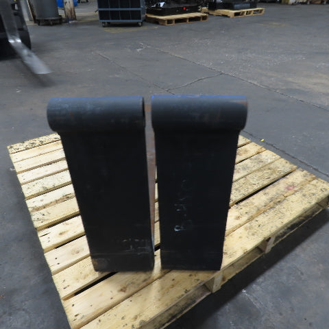 Yale 47" Long  x 7" Wide Shaft Mounted Steel Tapered Fork 1.8" Shaft Set Of 2