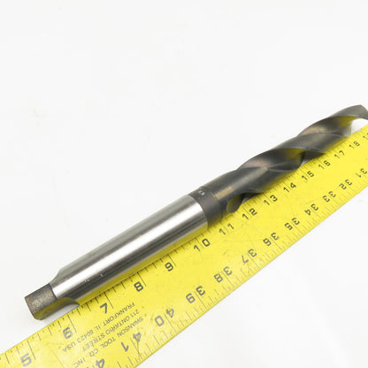 Precision Twist Drill 1-15/64" Diam. 2 Flute Drill Bit MT4 Shank 118°