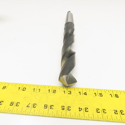 Precision Twist Drill 1-15/64" Diam. 2 Flute Drill Bit MT4 Shank 118°