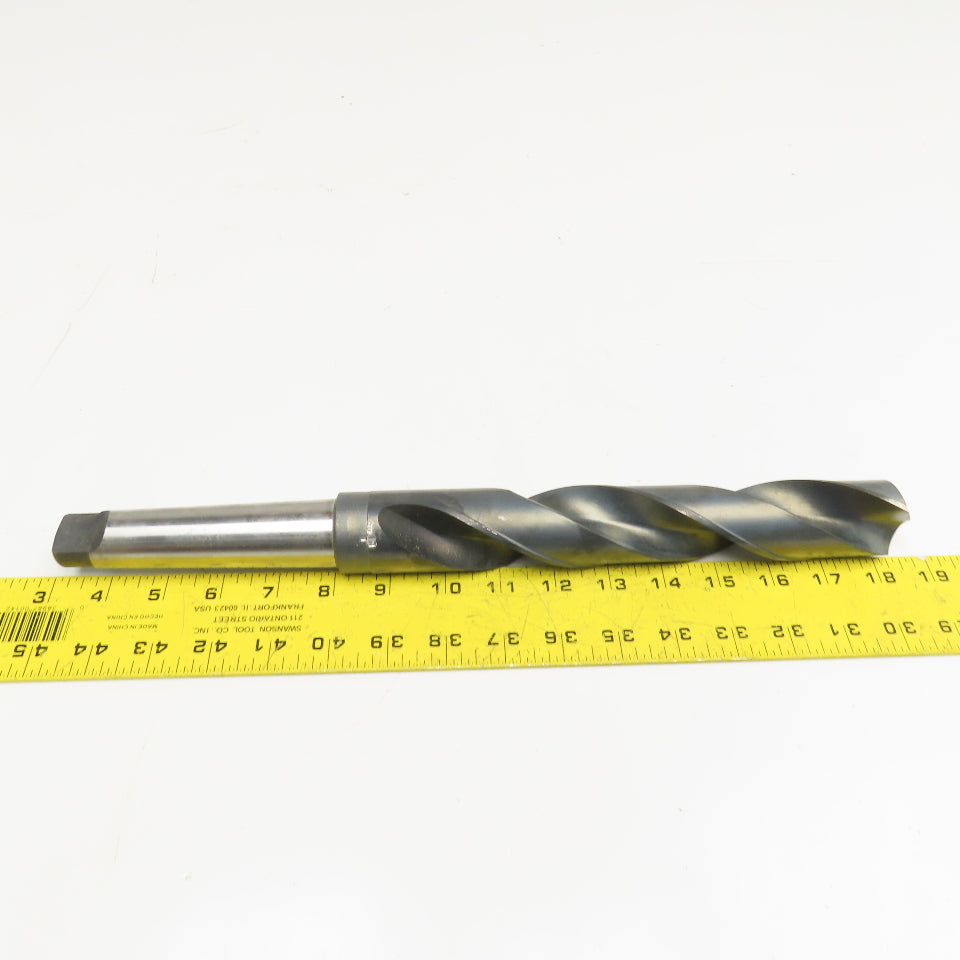 Precision Twist Drill 1-1/2" Diam. 2 Flute Drill Bit MT4 Shank 118°