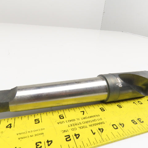 Precision Twist Drill 1-1/2" Diam. 2 Flute Drill Bit MT4 Shank 118°