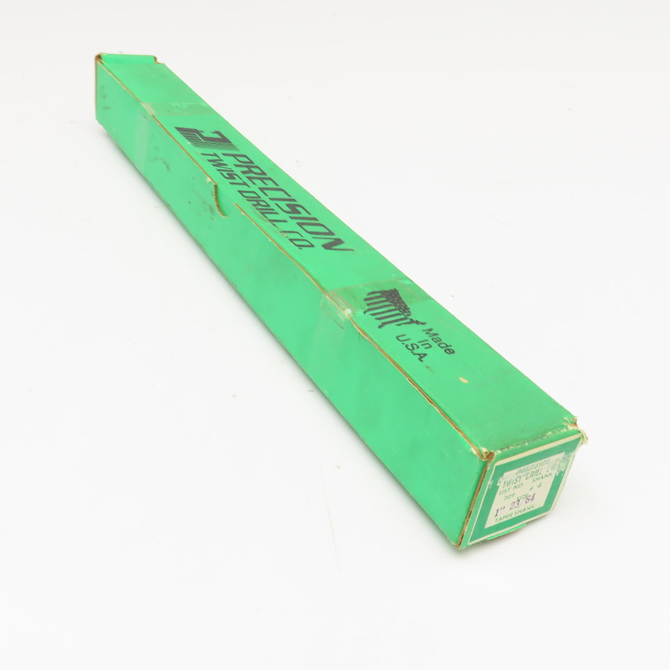 Precision Twist Drill 1-23/64" Diam. 2 Flute Drill Bit MT4 Shank 118°