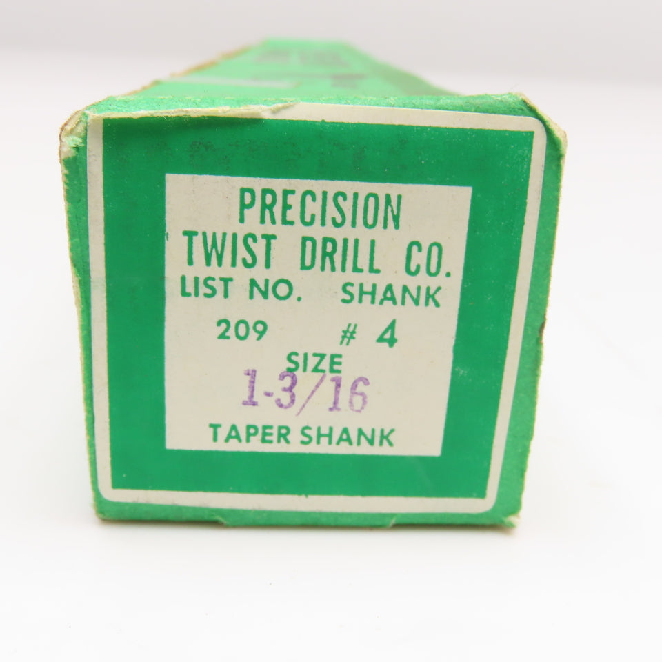 Precision Twist Drill 1-3/16" Diam. 2 Flute Drill Bit MT4 Shank 118°