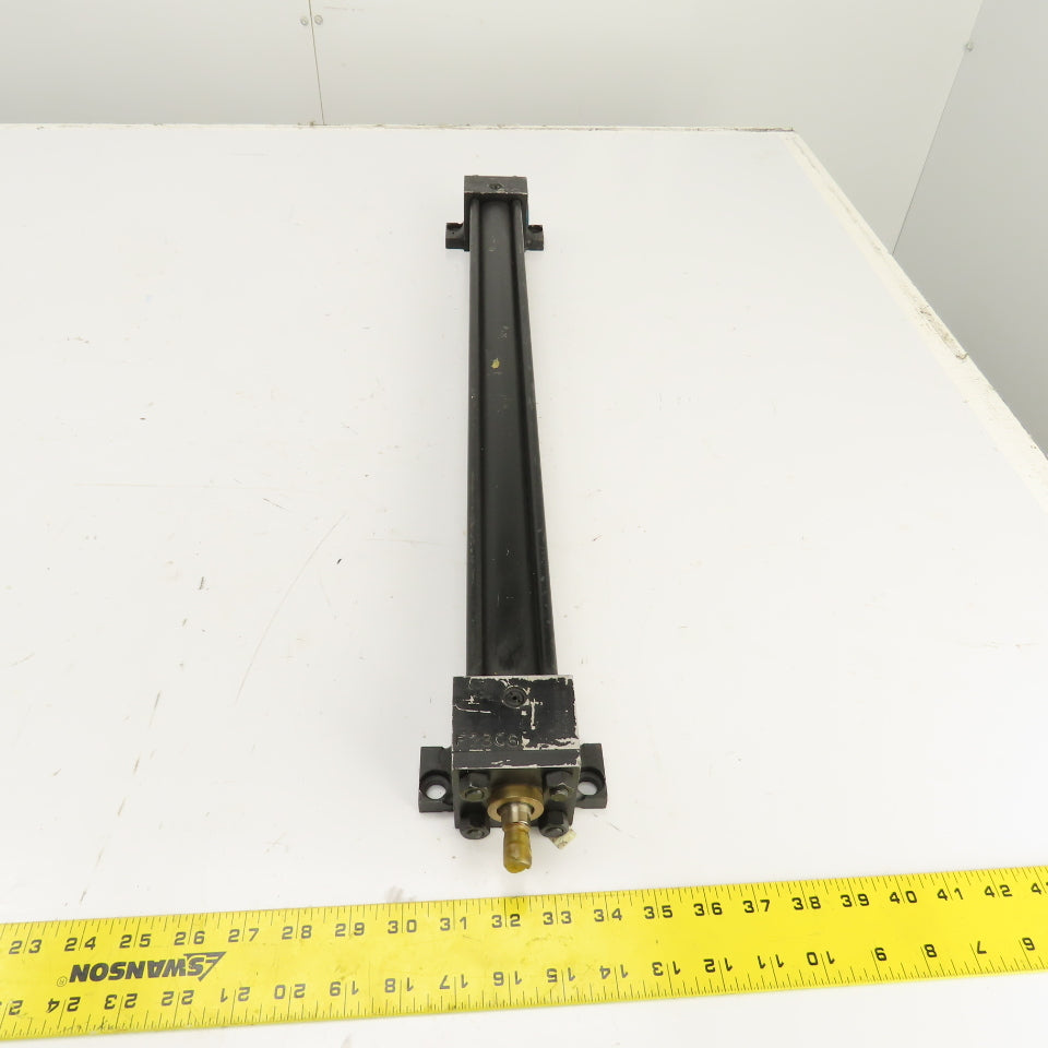 Yates Double Acting Pneumatic Air Cylinder 1.5" Bore 21" Stroke 5/8" Rod