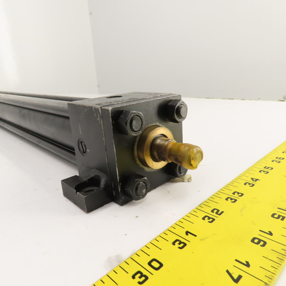 Yates Double Acting Pneumatic Air Cylinder 1.5" Bore 21" Stroke 5/8" Rod