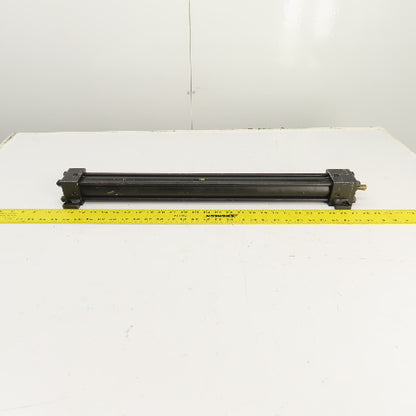 Yates Double Acting Pneumatic Air Cylinder 1.5" Bore 21" Stroke 5/8" Rod