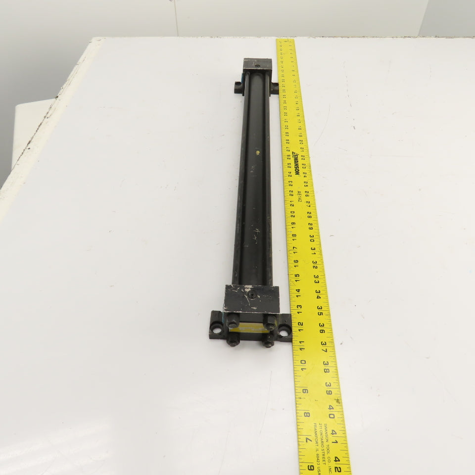 Yates Double Acting Pneumatic Air Cylinder 1.5" Bore 21" Stroke 5/8" Rod