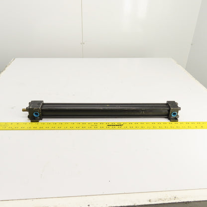 Yates Double Acting Pneumatic Air Cylinder 1.5" Bore 21" Stroke 5/8" Rod