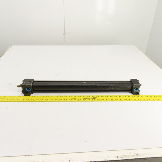 Yates Double Acting Pneumatic Air Cylinder 1.5" Bore 21" Stroke 5/8" Rod
