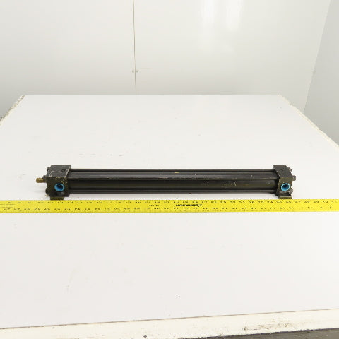 Yates Double Acting Pneumatic Air Cylinder 1.5" Bore 21" Stroke 5/8" Rod