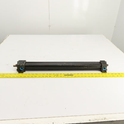 Yates Double Acting Pneumatic Air Cylinder 1.5" Bore 21" Stroke 5/8" Rod