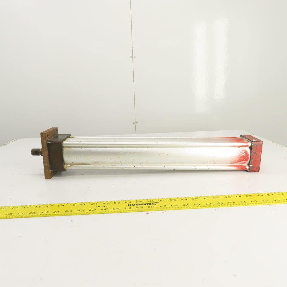 Schrader Bellows FW2D112141 Double Acting Air Cylinder 20" Stroke 3.4" Bore