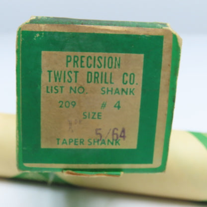 Precision Twist Drill 1-5/64" Diam. 2 Flute Drill Bit MT4 Shank 118° 12-1/2" OAL