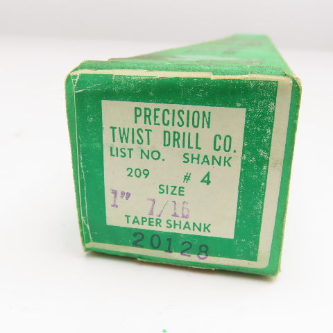 Precision Twist Drill 1-7/16" Diam. 2 Flute Drill Bit MT4 Shank 118°