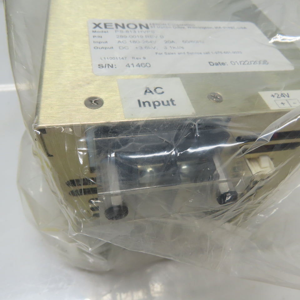 Xenon 289-0019 Power Supply Rev B 180-264VAC Input 3.6KV Output